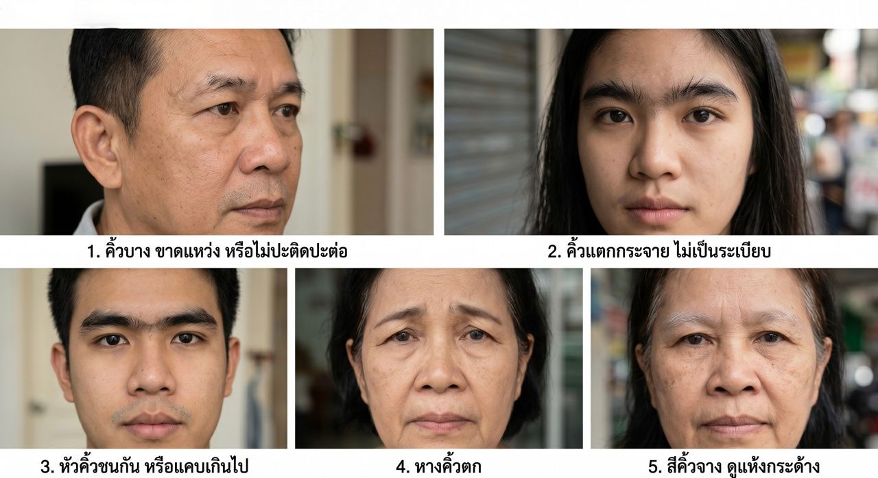 โหงวเฮ้งคิ้วคนจน