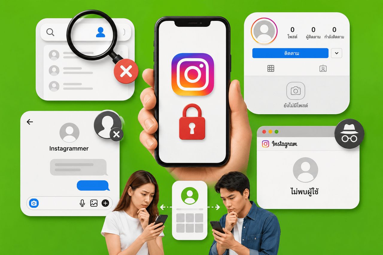 รวม 5 วิธีเช็กว่าเราโดนบล็อก IG (อินสตาแกรม) หรือเปล่า ตรวจสอบได้ง่ายๆ ด้วยตัวเอง