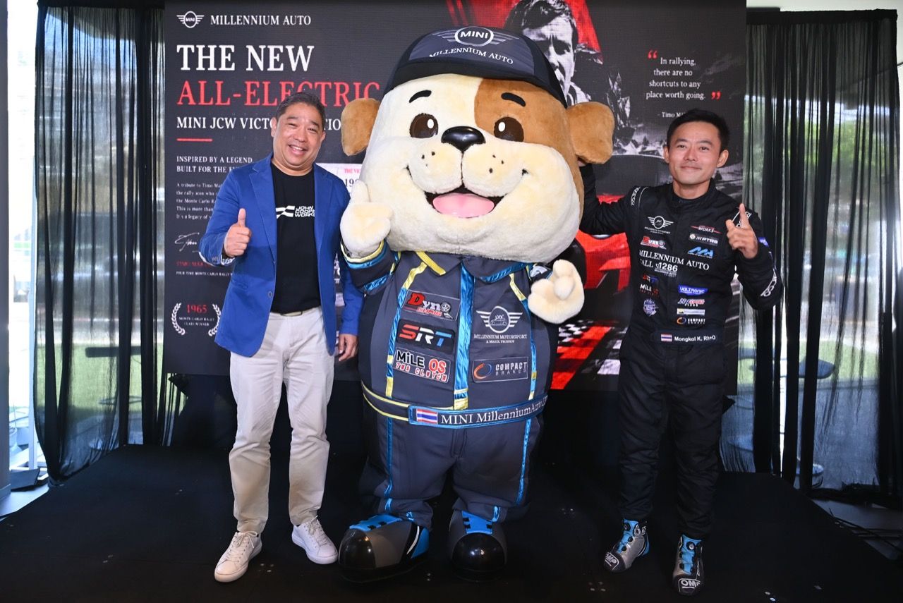 MILLENNIUM MOTORSPORT x MAGIK PROSHOP เปิดตัวมาสคอต ‘คูเปอร์’ อิงลิชบูลด็อกสุดน่ารัก