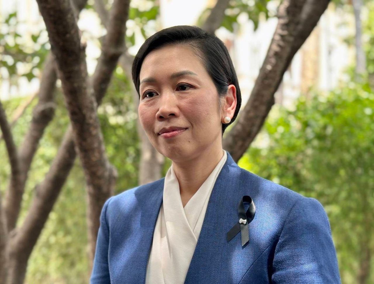 รัชดา ธนาดิเรก โฆษกประจำสำนักนายกรัฐมนตรี