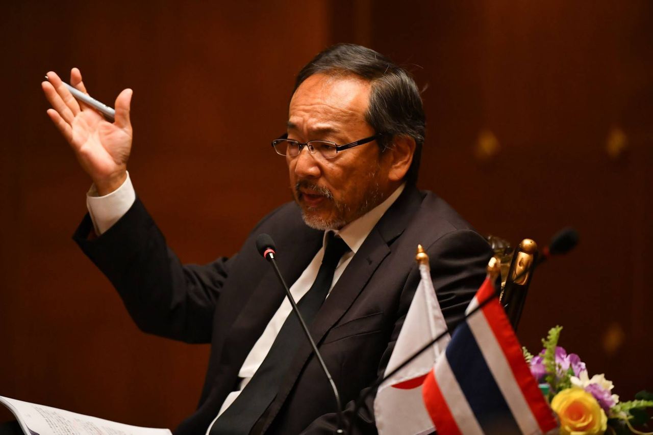 ภาพการประชุมยศชนัน หารือทูตญี่ปุ่น