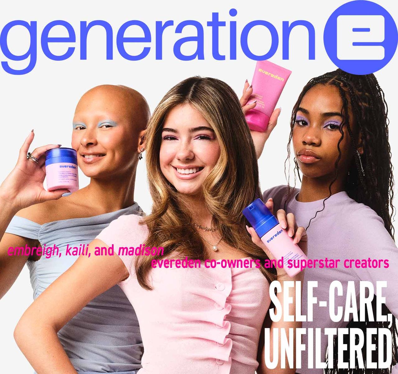 3 สาว Generation E ที่ได้มาเป็นส่วนหนึ่งของบริษัทผ่านการถือหุ้นจริง (ภาพจาก Evereden)