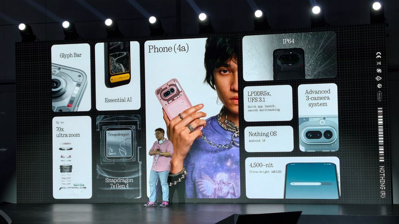 สเปกภาพรวม Nothing Phone (4a)