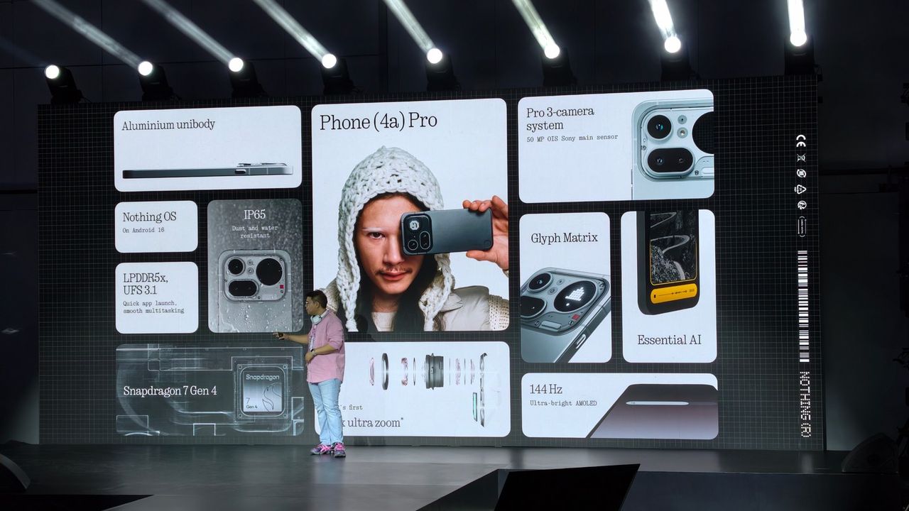 สเปกภาพรวม Nothing Phone (4a) Pro