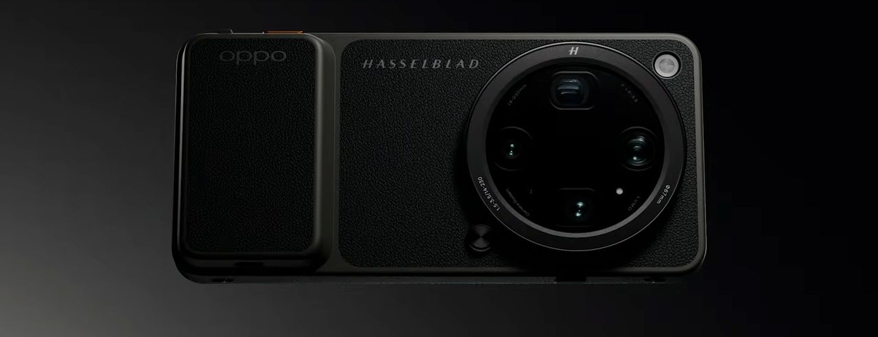 การออกแบบตัวเครื่องได้แรงบันดาลใจจาก Hasselblad 