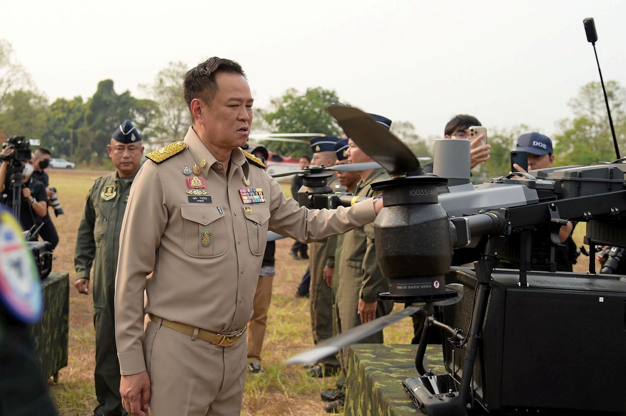 โดรนดับไฟป่า