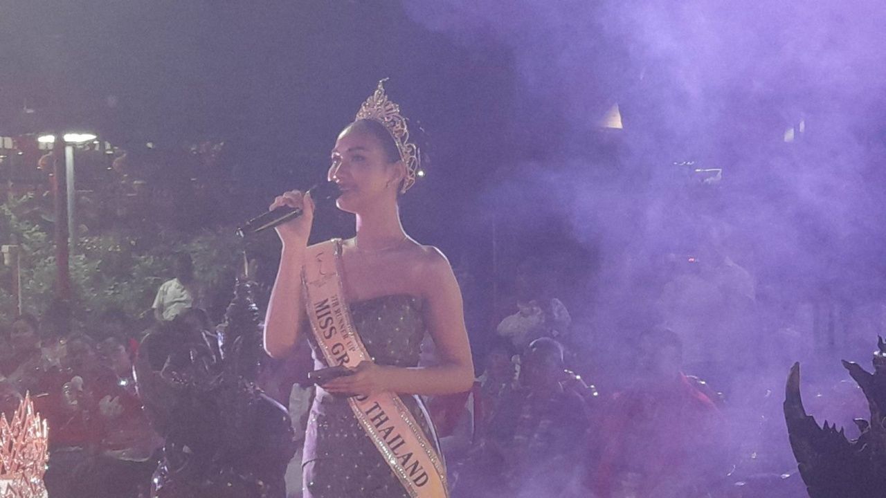 น้องคะนิ้ง แก้บนท้าวเวสสุวรรณ ปราสาทพ่อปู่ศรีสุทโธ