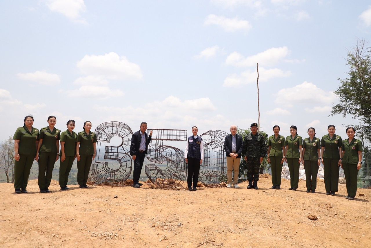 ภาพรวมพิธีรำลึกวีรชนปราสาทตาควาย