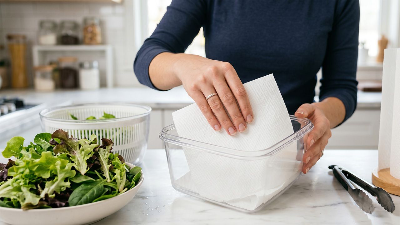 วิธีเก็บผักสลัดในตู้เย็นให้อยู่ได้นาน สดกรอบเหมือนเพิ่งซื้อ 