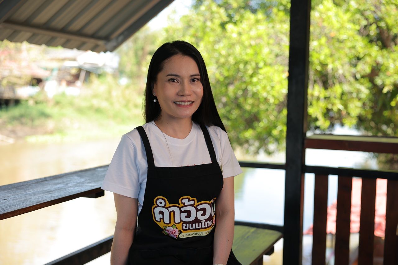 คุณสุวรรณ อาจคงหาญ เจ้าของร้านเรือนมารี ขนมไทยวิจิตร