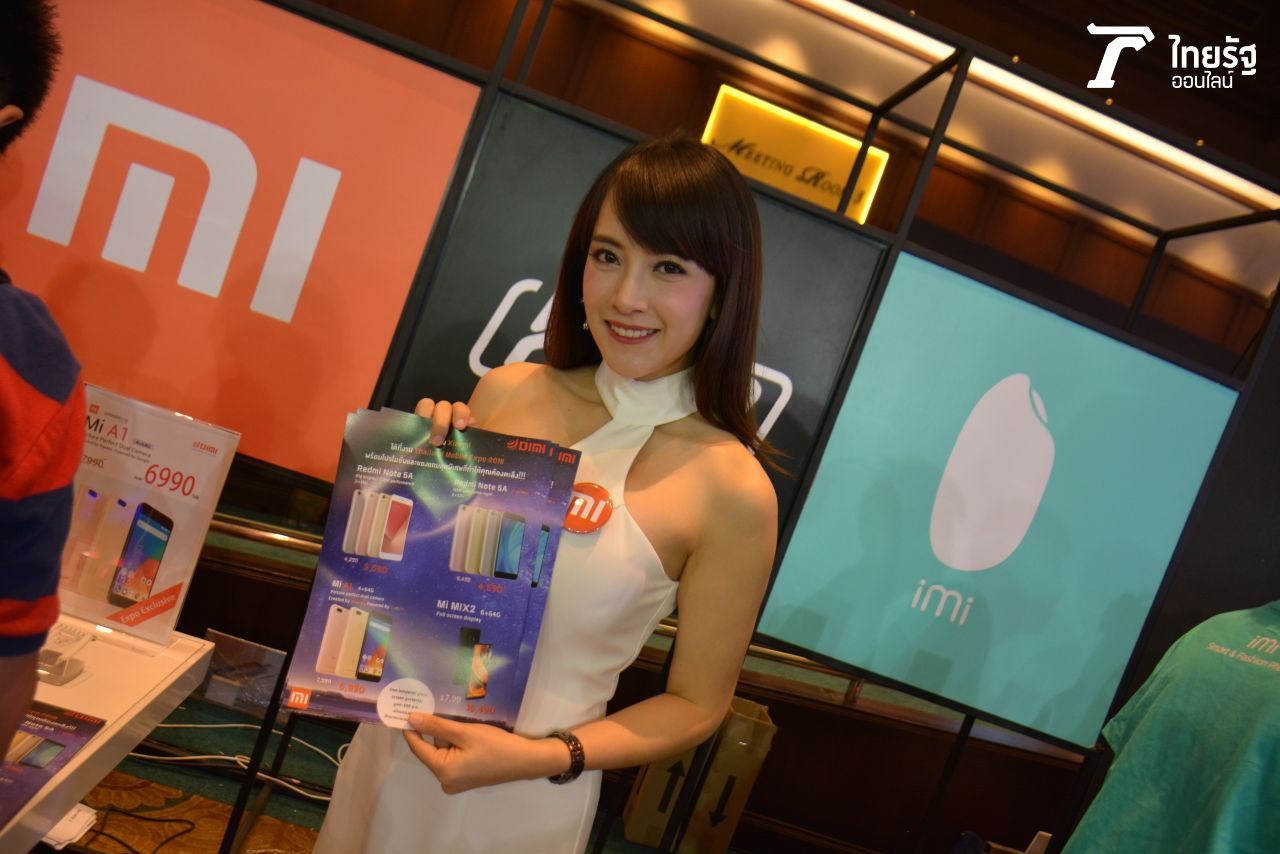 บูธนี้พริตตี้น่ารักจริงๆ