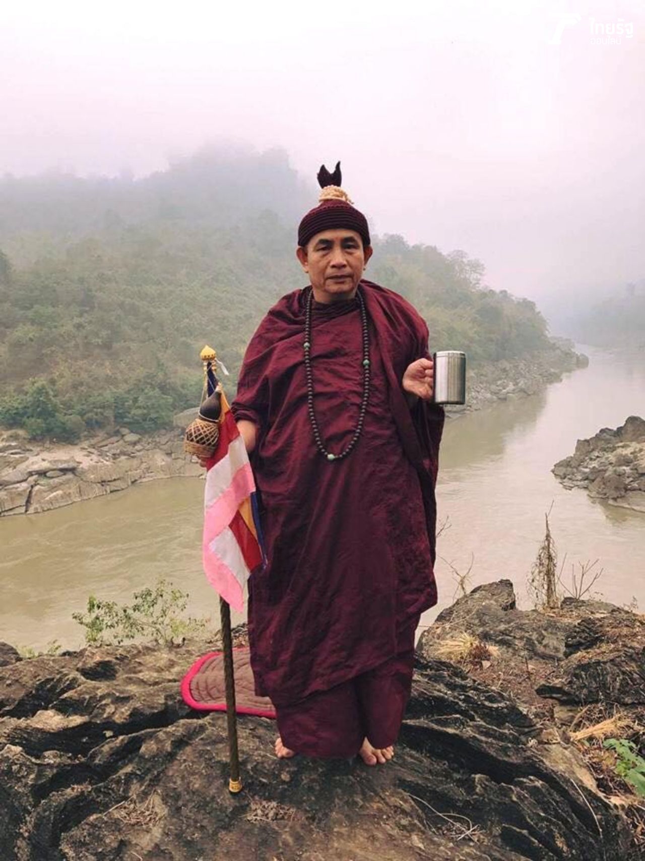 ภาพถ่ายครูบาบุญชุ่ม เมื่อครั้งที่ท่านแสวงบุญอยู่ในประเทศพม่า