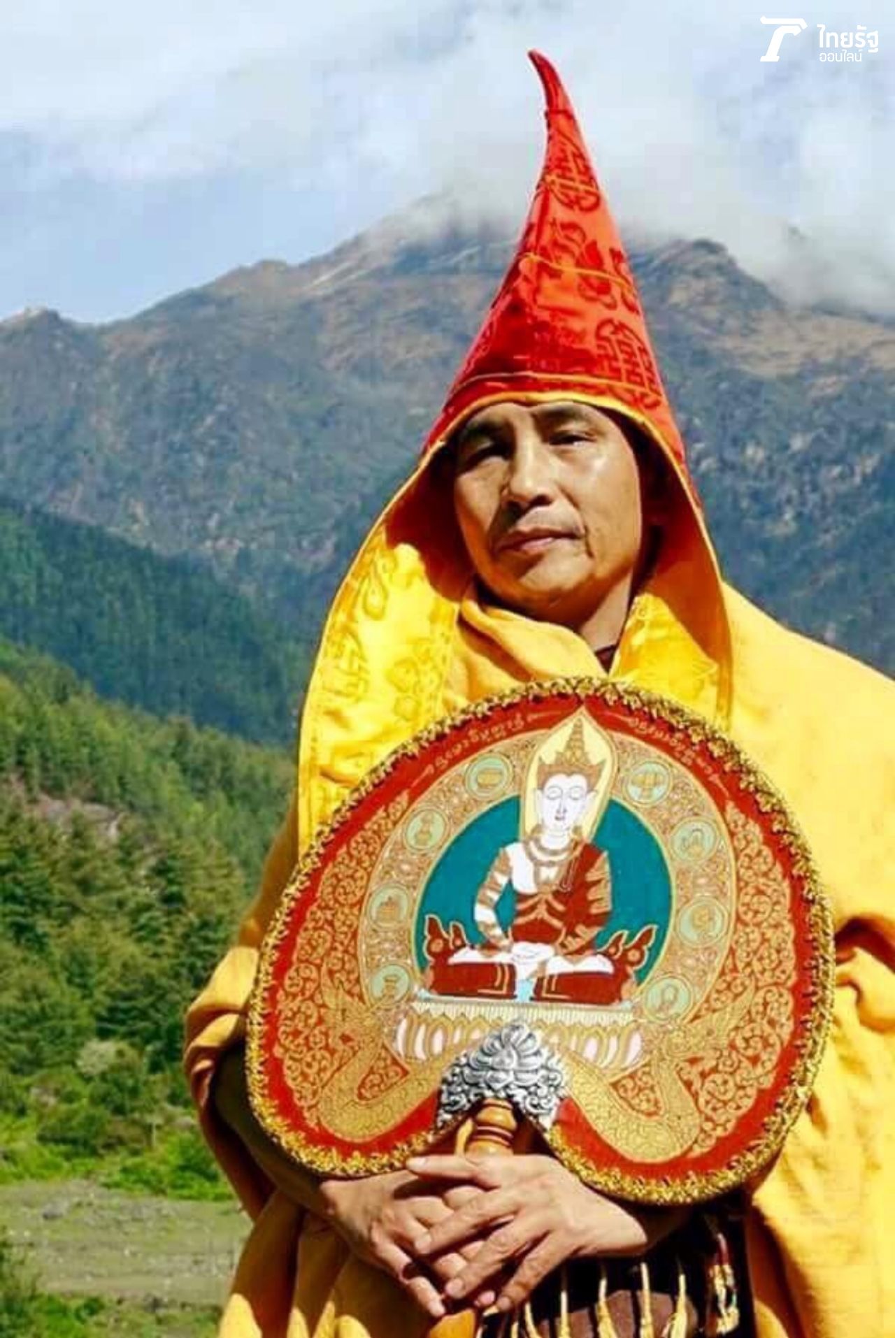 ภาพถ่ายครูบาบุญชุ่ม เมื่อครั้งที่ท่านแสวงบุญอยู่ ณ เขตปกครองตนเองทิเบต