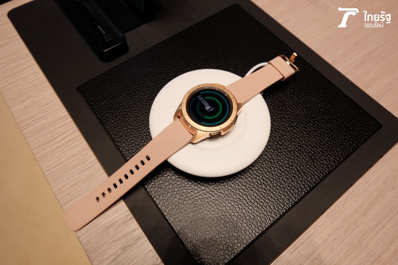 Galaxy Watch รุ่นใหม่ที่ทางแบรนด์เคลมว่าสามารถใช้งานต่อเนื่องได้กว่า 80 ชั่วโมง 