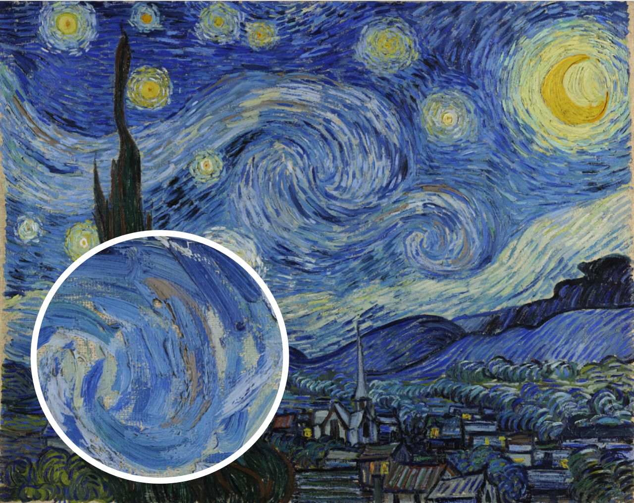 ภาพ The Starry Night งานเขียนชิ้นโบแดงของแวนโก๊ะ