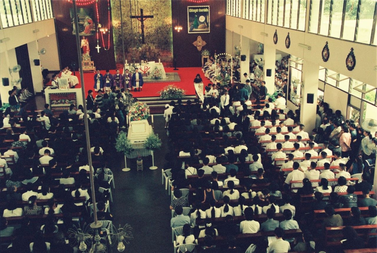 พิธีที่สุสานหฤทัย ศรีราชา ชลบุรี 