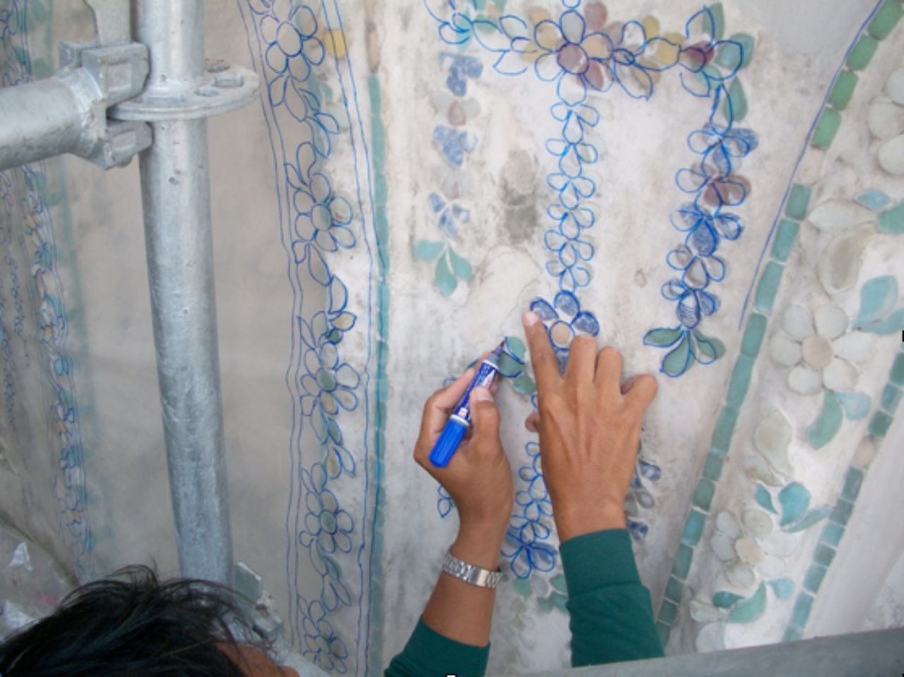 ขั้นตอนการกะสวนลวดลาย