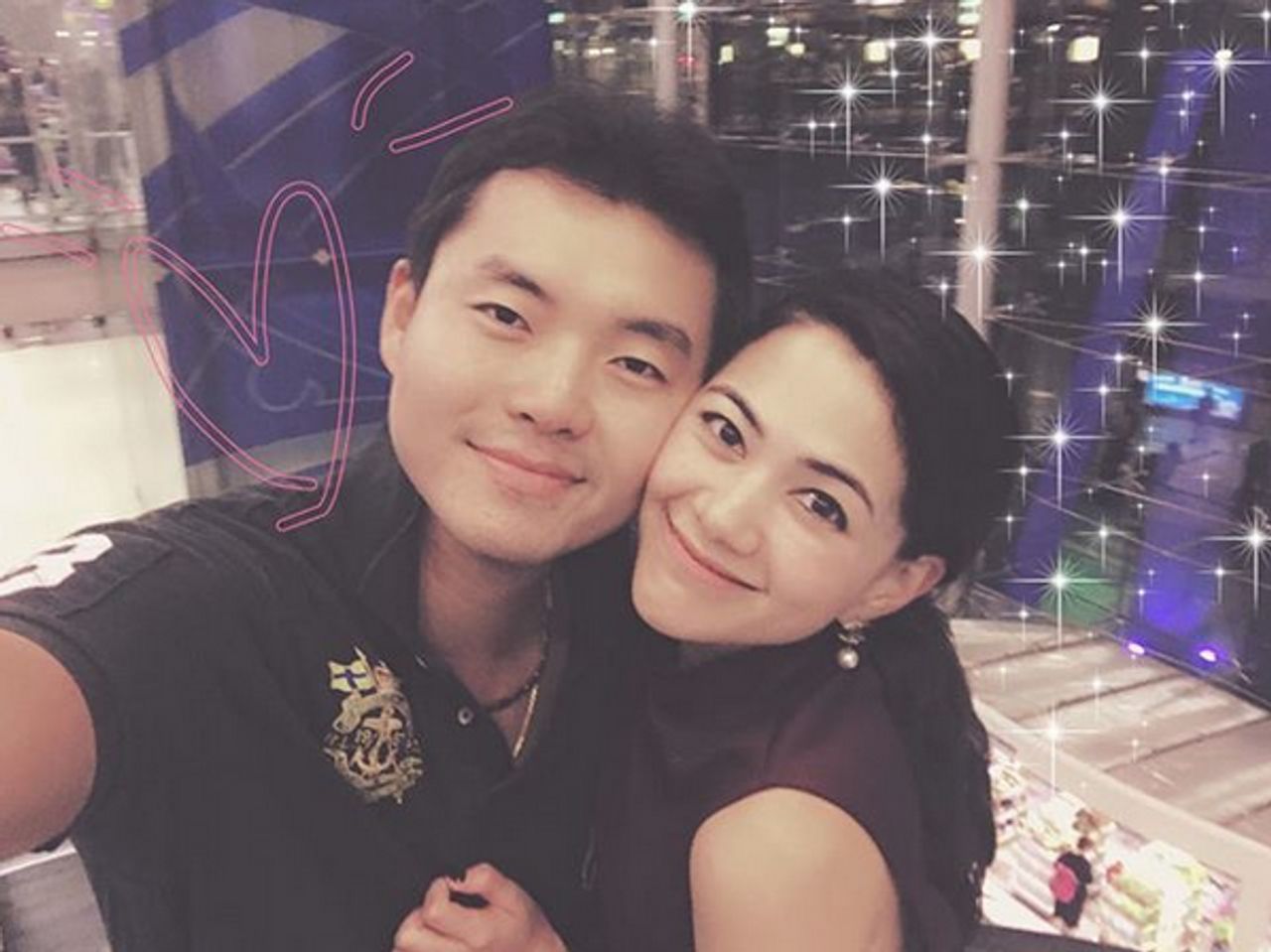 แนนซี่กับแฟนหนุ่มชาวเกาหลี