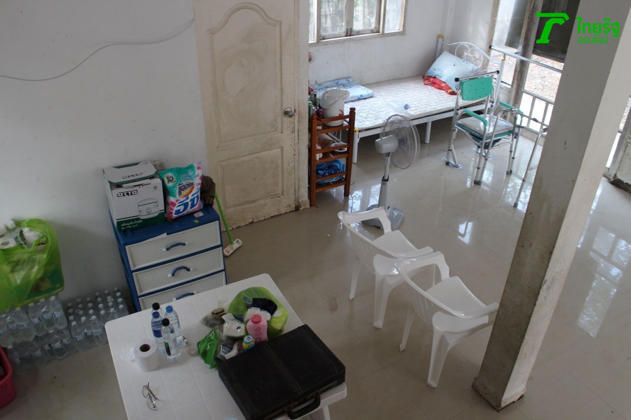 ภายในบ้านที่เก็บกวาดแล้ว