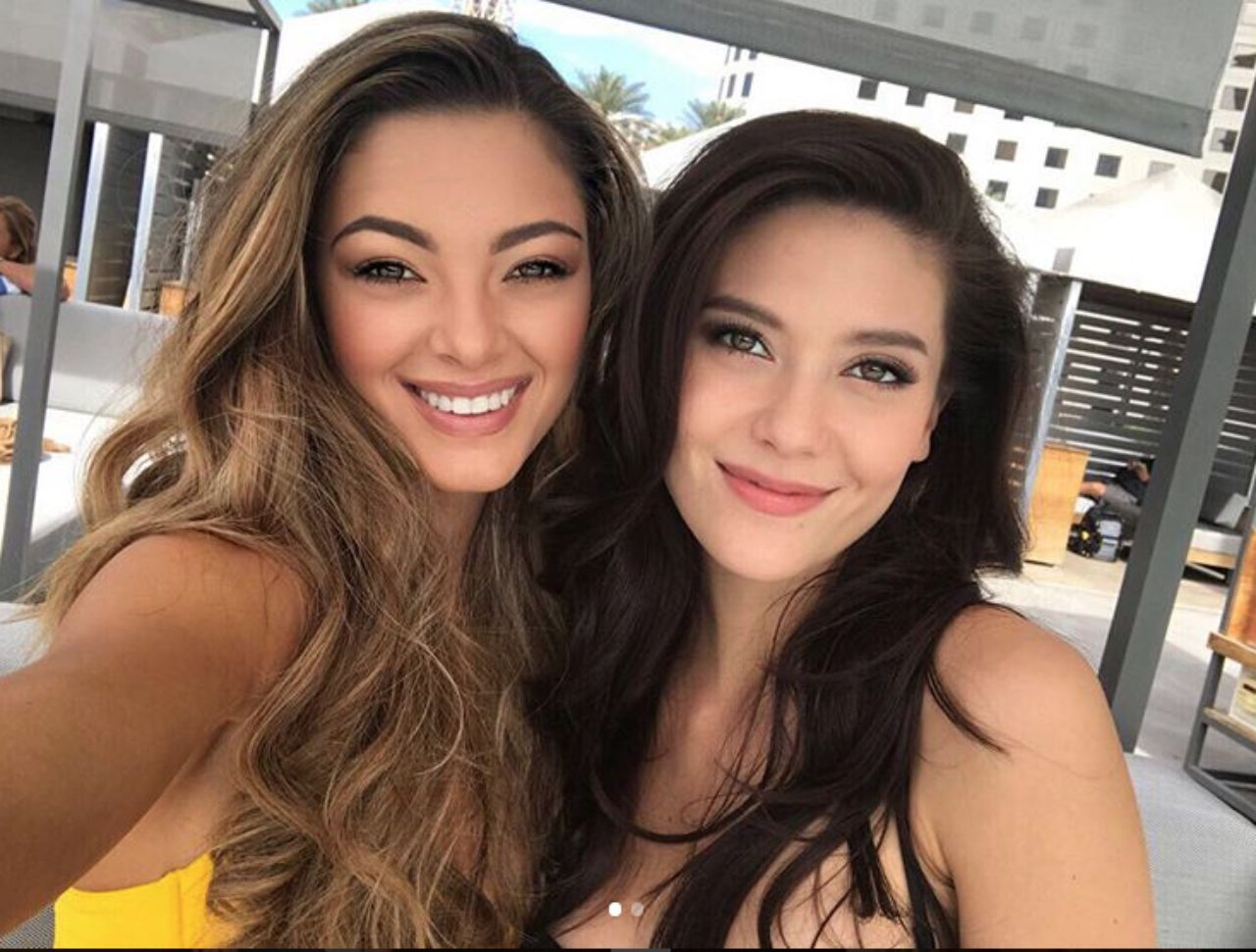 เดมี่ ลีห์ เนล ปีเตอร์ส ถ่ายกับ มารีญา 