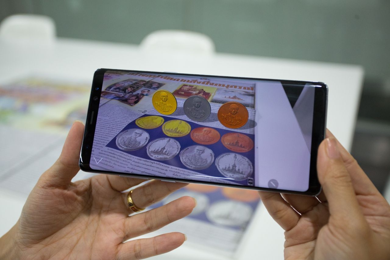 AR: ภาพ 3 มิติ เหรียญที่ระลึกแบบ 360 องศา