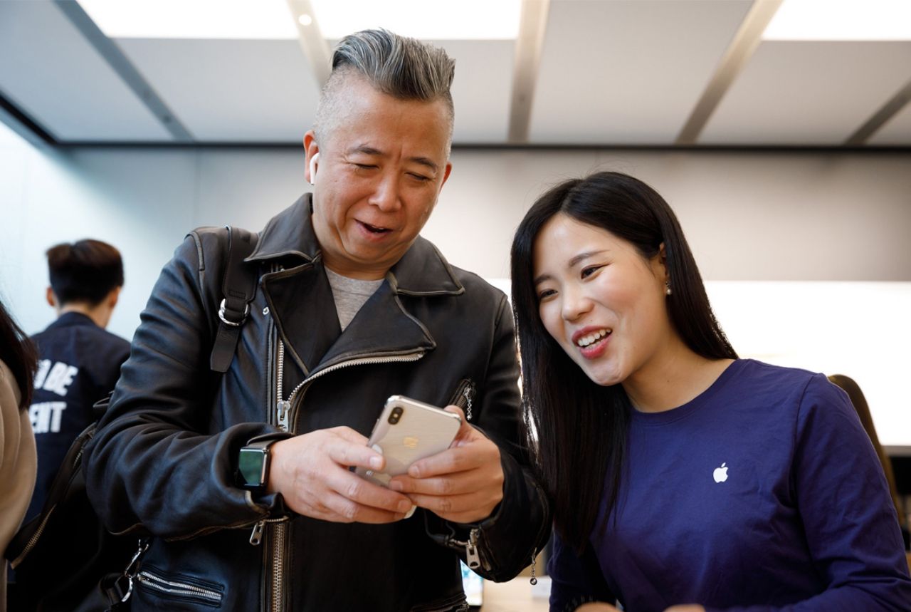 Apple สาขา 上海环贸 iapm, Shanghai