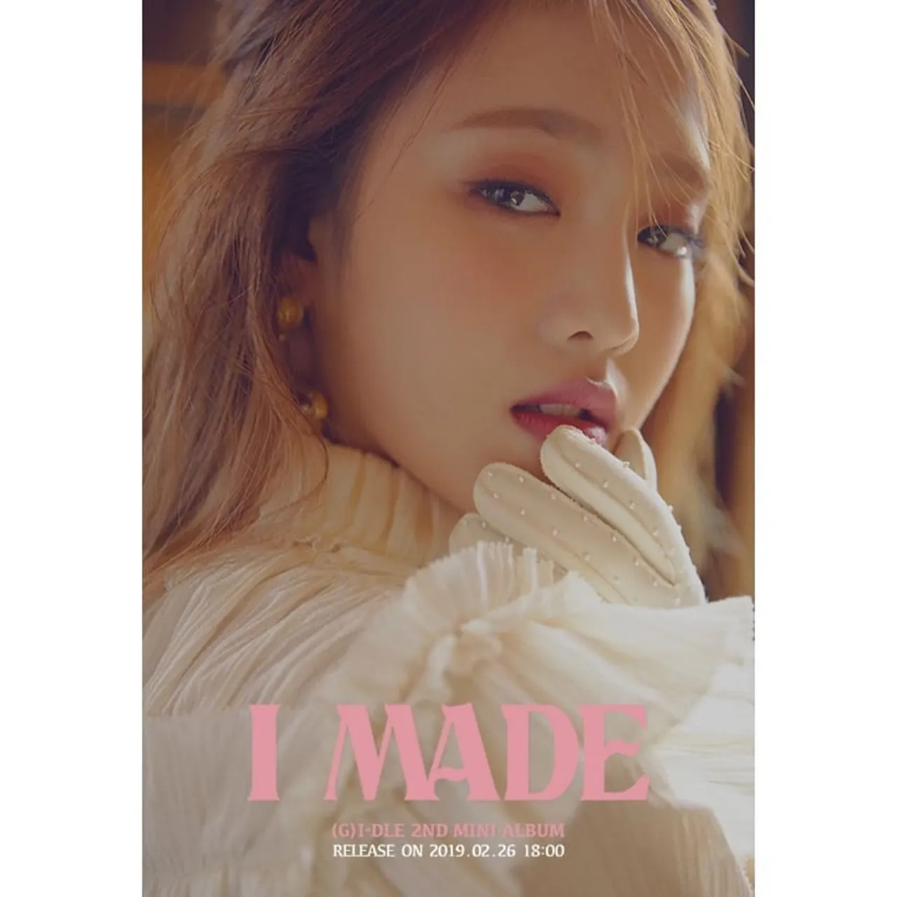 รูปโปรโมท "มินนี่ (G)I-DLE" ในปี 2019