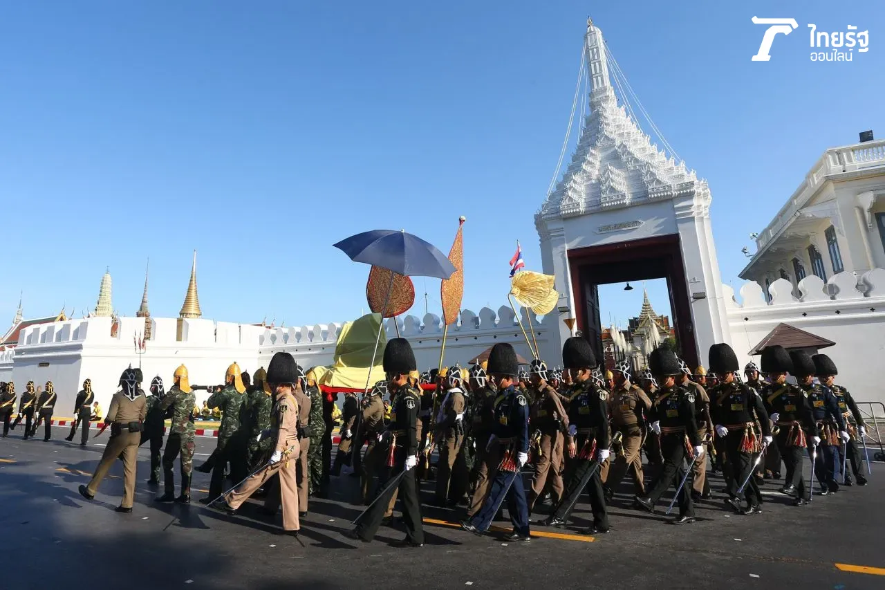 งดงามพร้อมเพรียง ซ้อมริ้วขบวนพระบรมราชอิสริยยศ พยุหยาตราสถลมารค