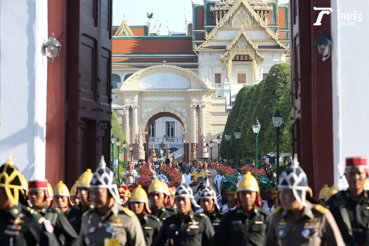 งดงามพร้อมเพรียง ซ้อมริ้วขบวนพระบรมราชอิสริยยศ พยุหยาตราสถลมารค