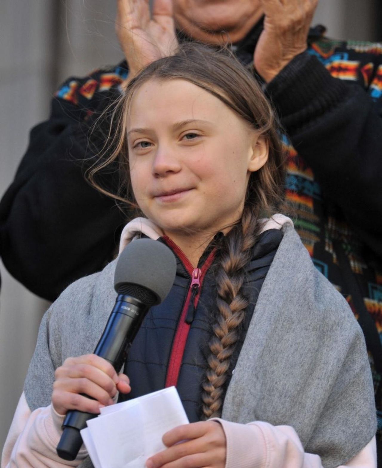 ‘เกรตา ธันเบิร์ก’ (Greta Thunberg) อายุ 16 ปี ผู้ได้รับการยกย่องโดยนิตยสาร TIME เป็น 