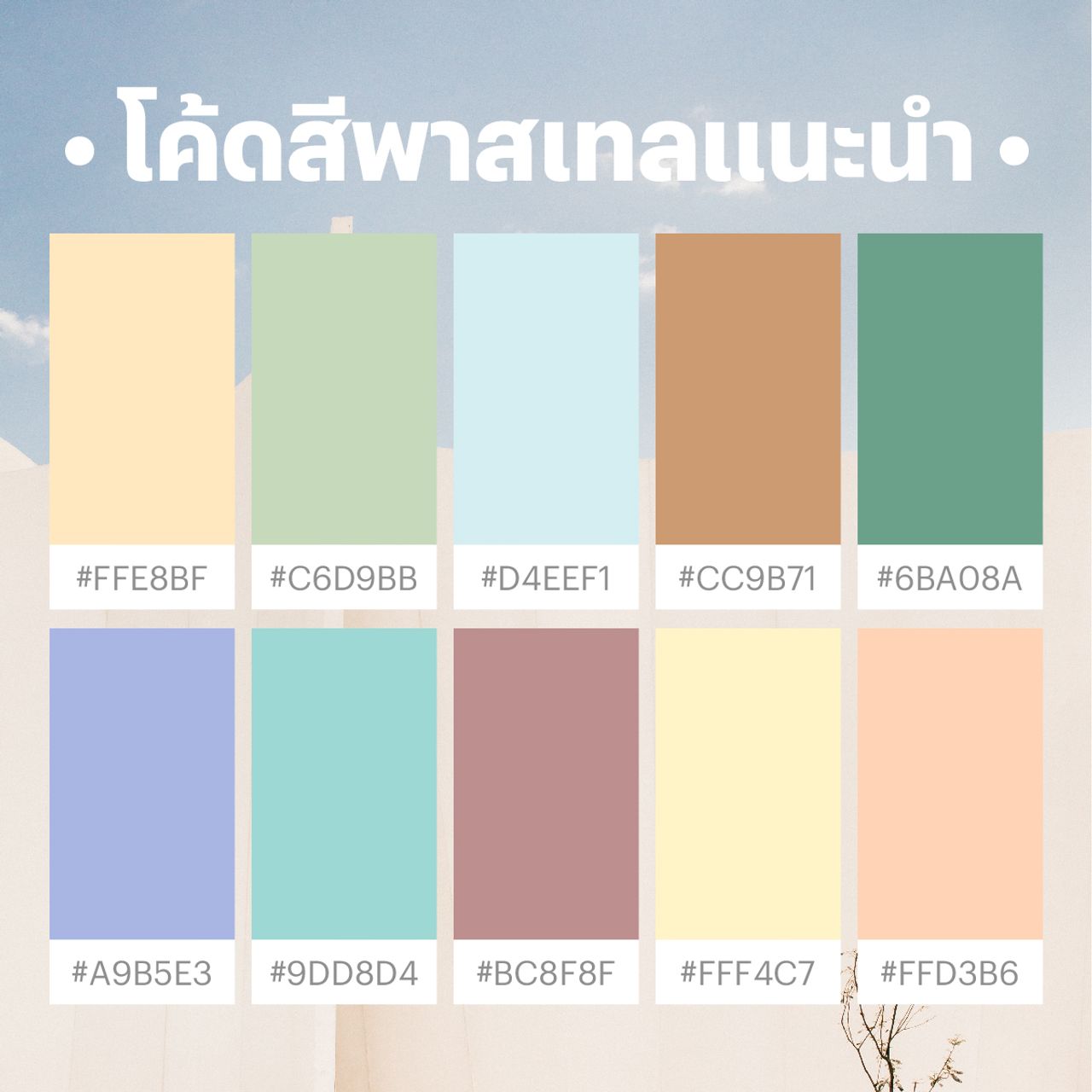 แนะนำโค้ดสีพาสเทล Goodnote จดงาน