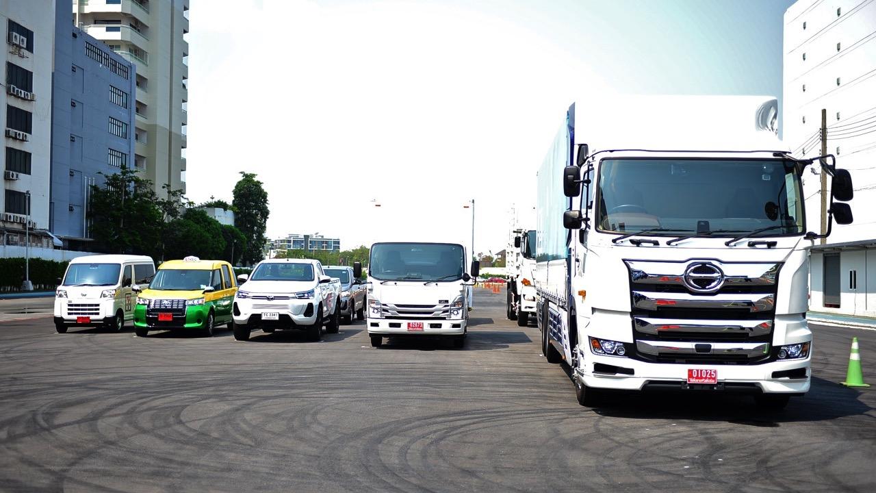 ส่องรถบรรทุกไฮโดรเจน กระบะไฟฟ้าและแท็กซี่ LPG โครงการความร่วมมือลดคาร์บอน TOYOTA CJPT + CP GROUP