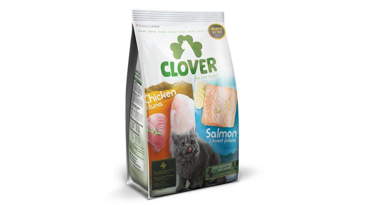 อาหารแมว ยี่ห้อไหนดี : อาหารแมวโคลเวอร์ (Clover)