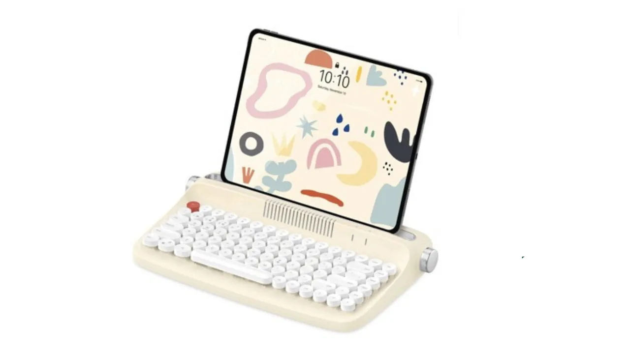 คีย์บอร์ดไร้สาย ยี่ห้อ Actto รุ่น Retro Bluetooth Keyboard