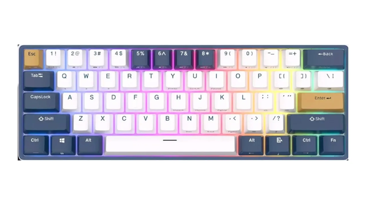 คีย์บอร์ดไร้สาย ยี่ห้อ Royal Kludge รุ่น RK61 Plus Gaming Keyboard
