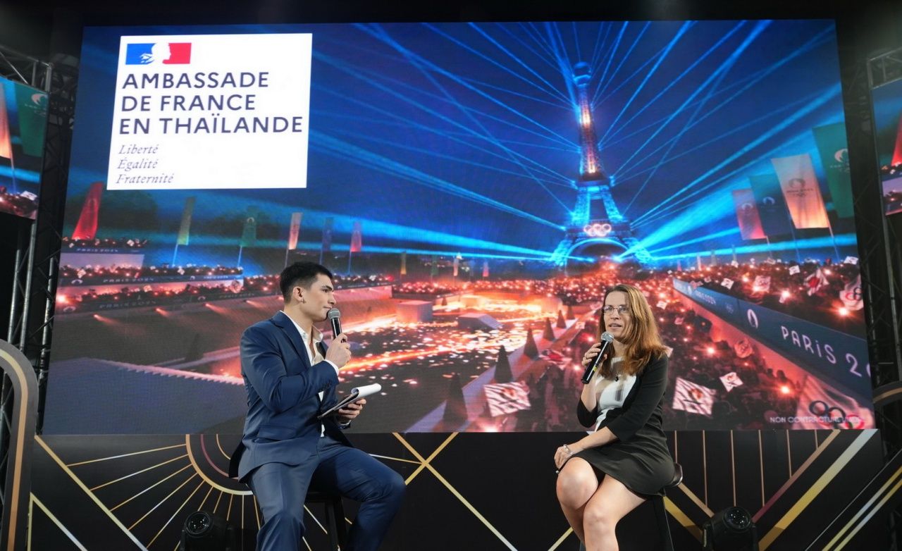 มิส แอฟ ลูแบ็ง ที่ปรึกษาฝ่ายวัฒนธรรมและความร่วมมือ สถานเอกอัครราชทูตฝรั่งเศสประจำประเทศไทย 