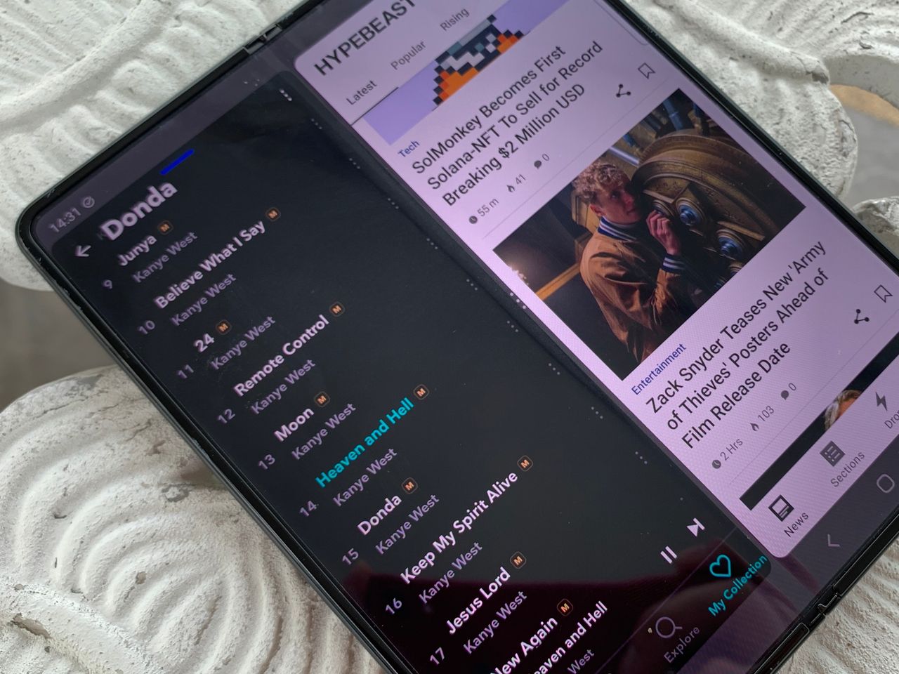 Galaxy Z Fold3 หน้าจอใหญ่ แบ่งใช้งานหลายแอปฯได้ในครั้งเดียว
