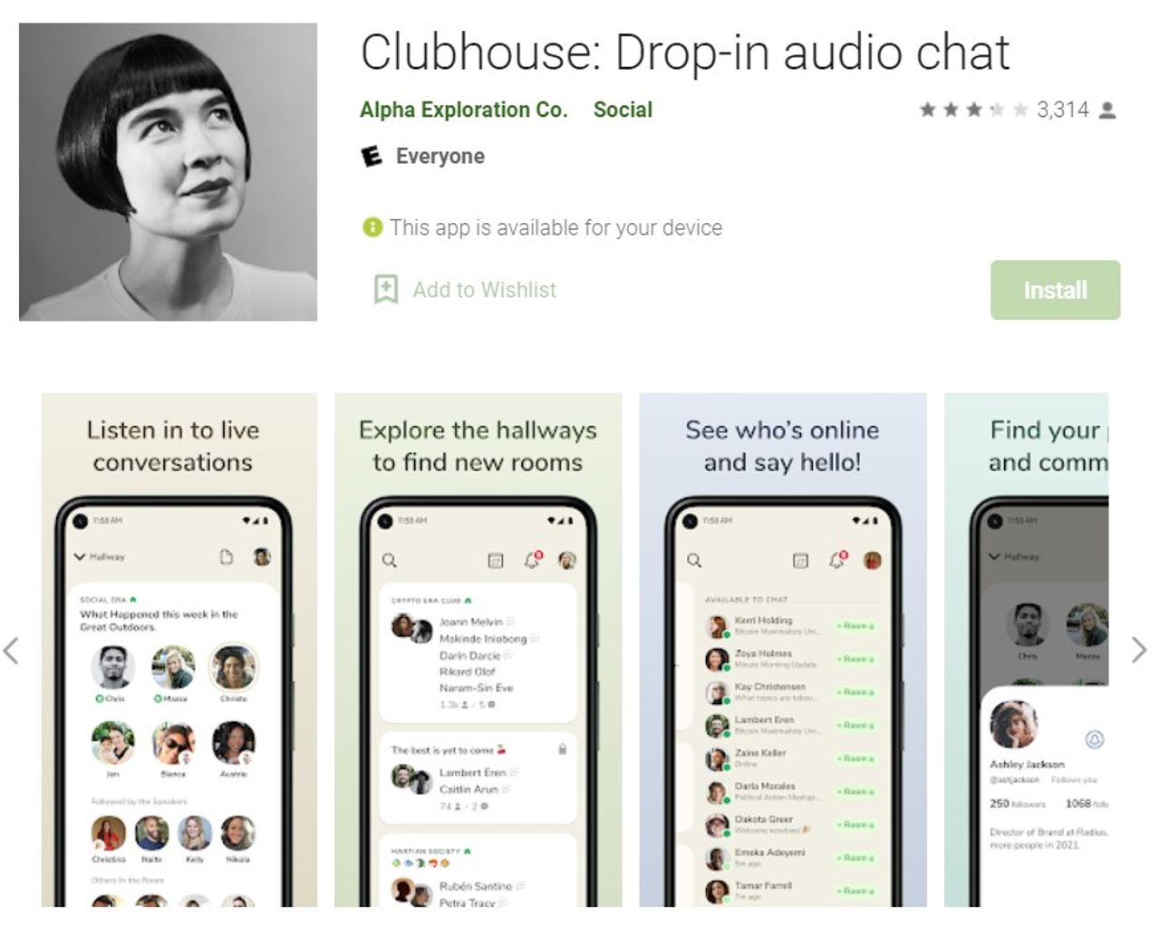 Clubhouse เปิดบริการรองรับสมาร์ทโฟนแอนดรอยด์ ผ่าน Play Store เป็นที่เรียบร้อยแล้ว