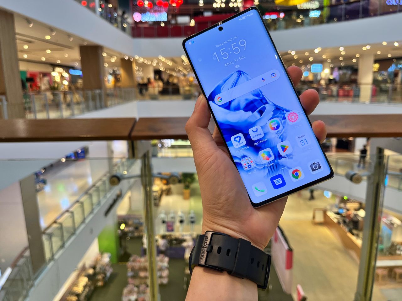 อินเตอร์เฟสของ Honor 70 ยังดูล้าสมัย