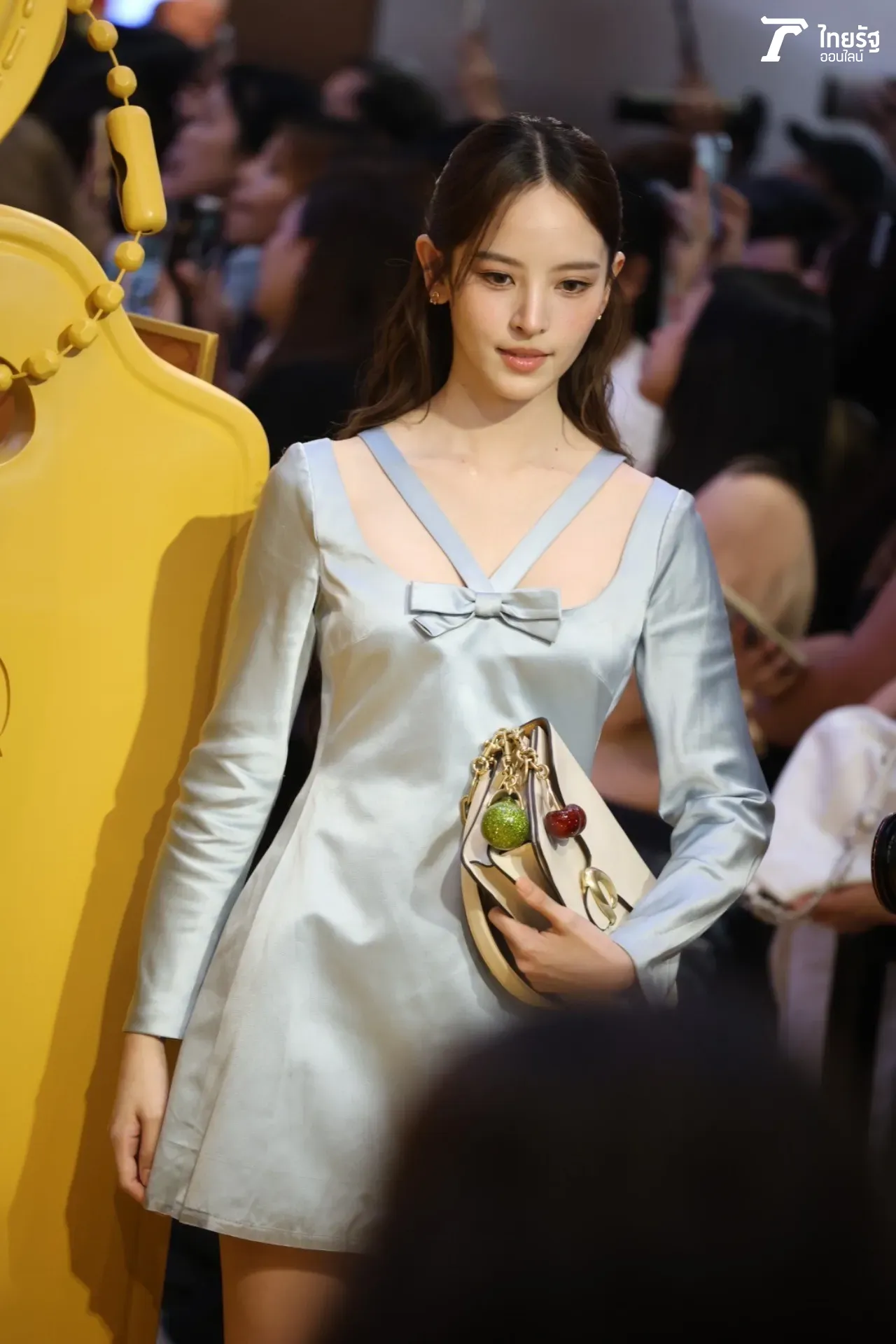 ณิชา ออกสื่อครั้งแรกหลังข่าว โตโน่ มาในลุคสวยหวานสดใส แต่ยังไม่พูดใดๆ (คลิป)