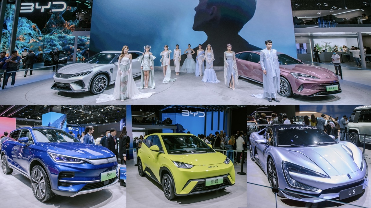 ลุยงาน Auto Shanghai ส่องบูธเครือ BYD ดาวรุ่งพุ่งแรงตลาดรถปลั๊กในจีน