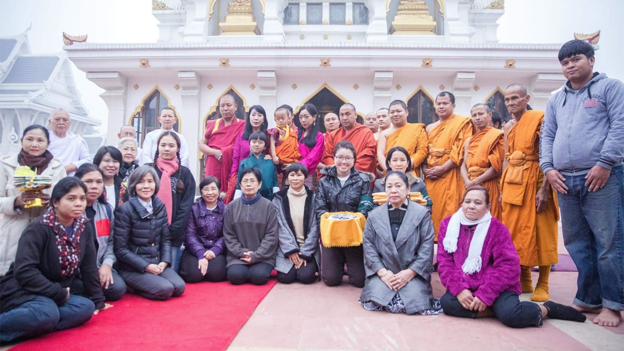 พระราชินีดอร์จิแห่งภูฏาน เสด็จฯ เยือนวัดไทยกุสินาราเฉลิมราชย์