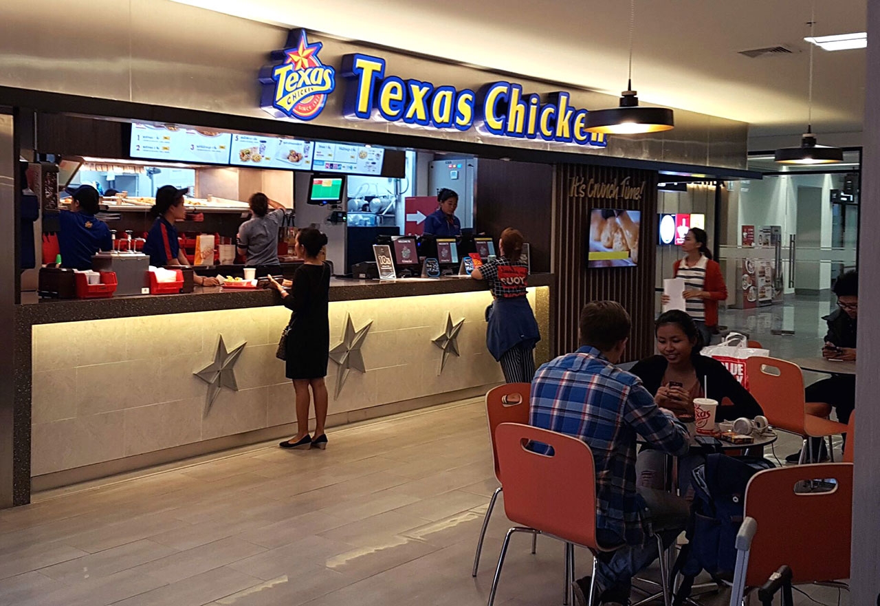 ร้าน Texas Chicken เปิดบริการแล้วที่ ท่าอากาศยานนานาชาติ จ.อุดรธานี