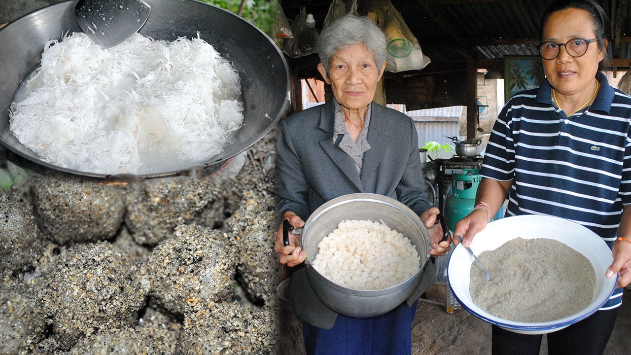 เปิดสูตร ขนมแดกงา ยายซ่วน ของดีเมืองสวรรคโลก เป็นตำนานกว่า 60 ปี