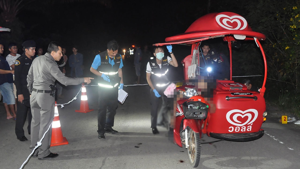 ยิงหัวหนุ่มหลังสวน คนขายไอติม ดับคาจยย.พ่วงข้าง คาดแค้นส่วนตัว-ชู้สาว