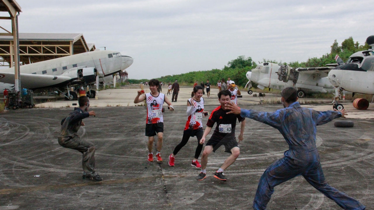 'อู่ตะเภาริบลีส์รัน' แข่งขันสุดแปลก วิ่งมาราธอนหนีผี 