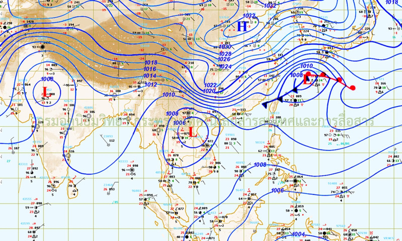 เหนือและอีสานยังเย็น กทม.-ภาคใต้มีฝนบางแห่ง