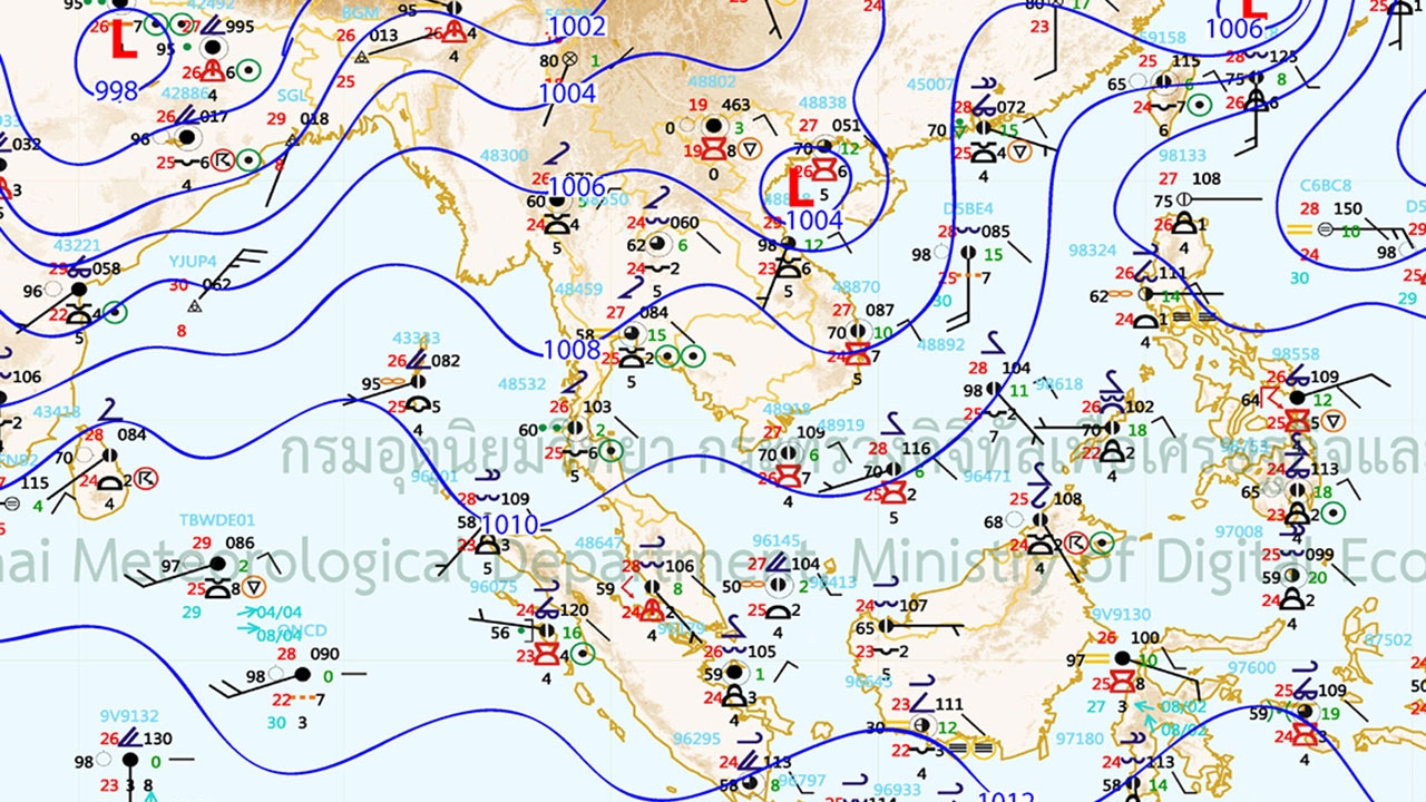 ศุกร์ก่อนหยุดยาว อีสาน-ตะวันออก-ภาคกลาง ฝนหนักบางแห่ง กทม.ตก70%