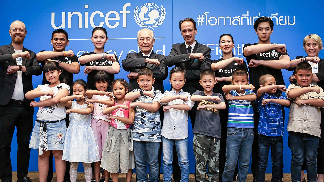 ยูนิเซฟแต่งตั้ง Friends of UNICEF เป็นกระบอกเสียงสร้างความเท่าเทียมกันในสังคมแก่เด็กไทยทั้งประเทศ