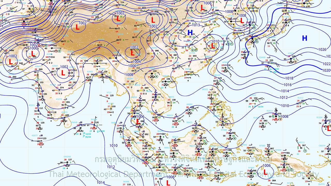 เตือน ภาคใต้ ฝนตกหนักหลายพื้นที่ ระวังน้ำท่วมฉับพลัน น้ำป่าไหลหลาก 